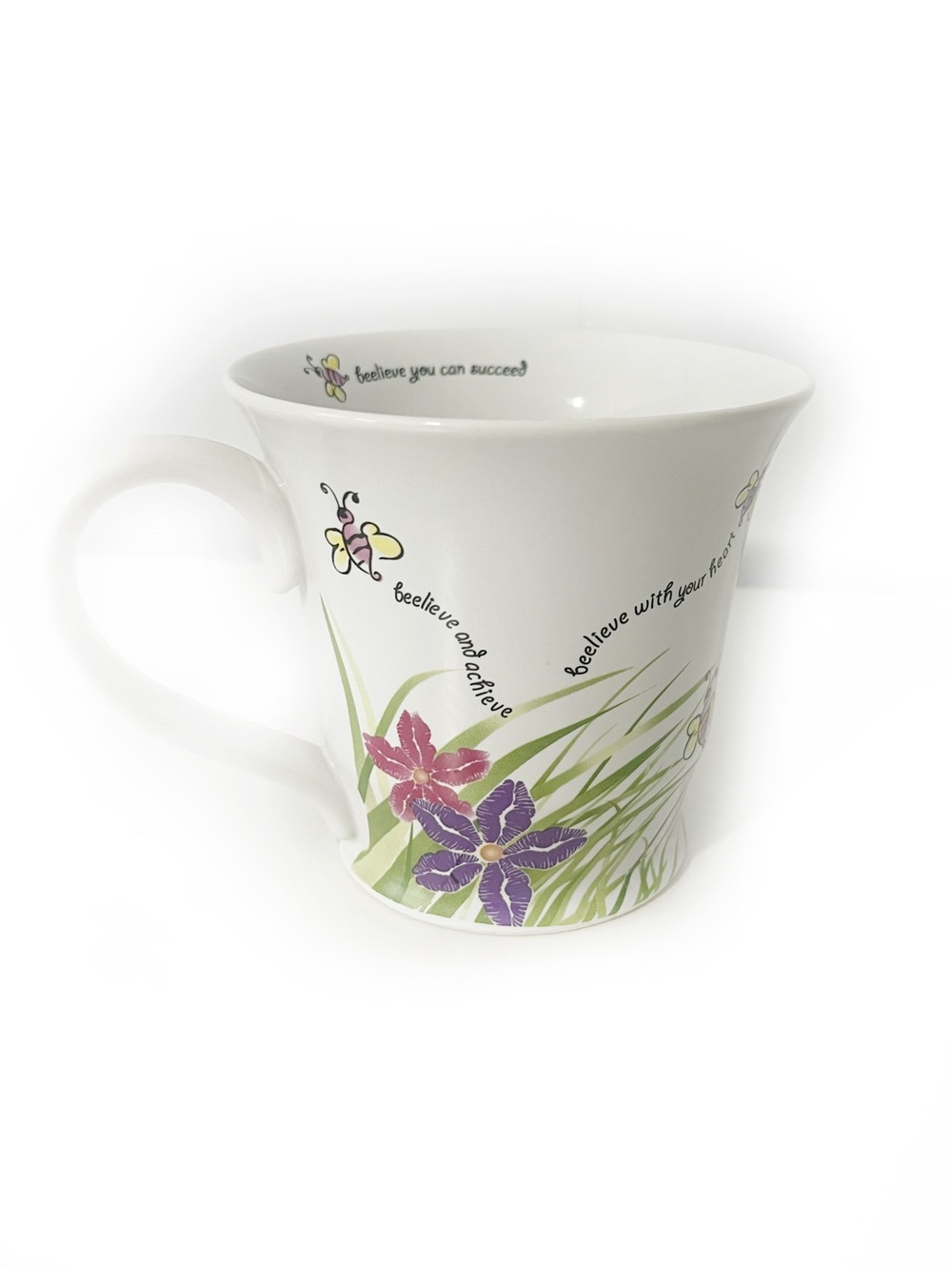 Mary Kay Retired “Beelieve” Ceramic Mug 12oz